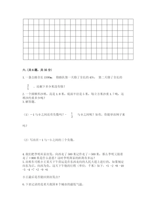 青岛版数学小升初模拟试卷及参考答案【培优a卷】.docx