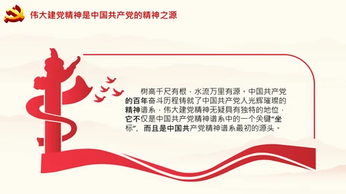 二十大学习伟大建党精神党课党校PPT课件
