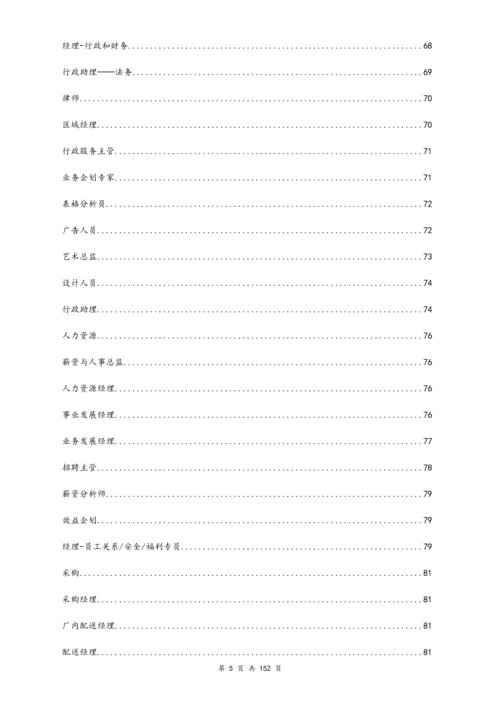 5 蕞全绩效考核kpi指标库（按职能划分）.docx