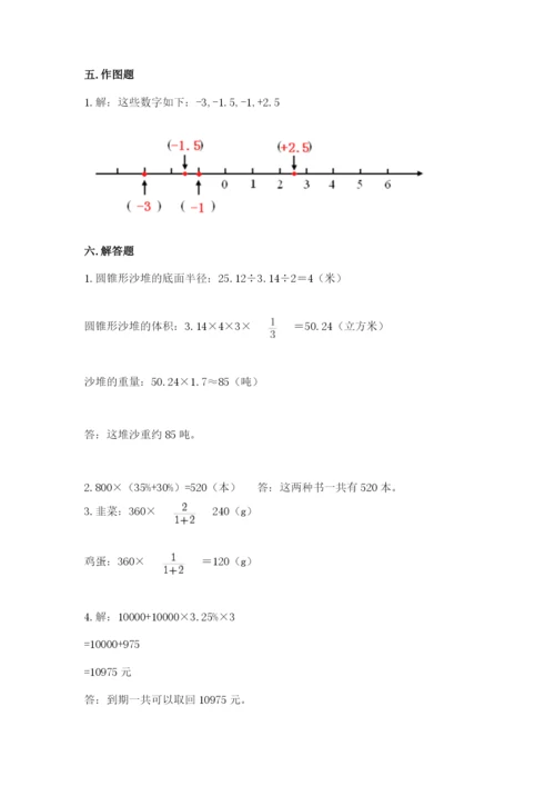 小升初六年级期末测试卷（有一套）.docx