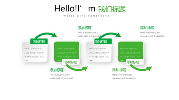 绿色公司产品介绍宣传通用PPT动态模板