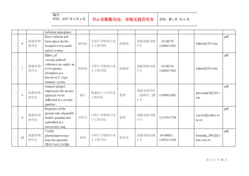 优秀科技论文统计表.docx