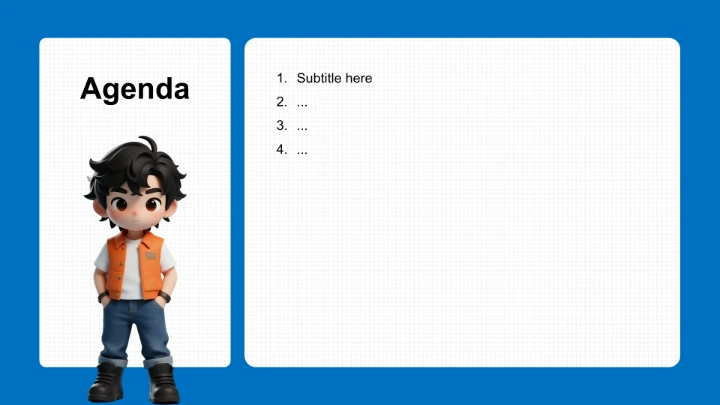 蓝色卡通风职业生涯发展PPT