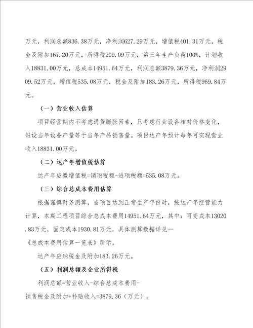 宁夏展示展览柜项目财务分析报告