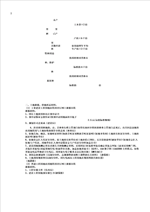 土地组卷所需材料及报批流程