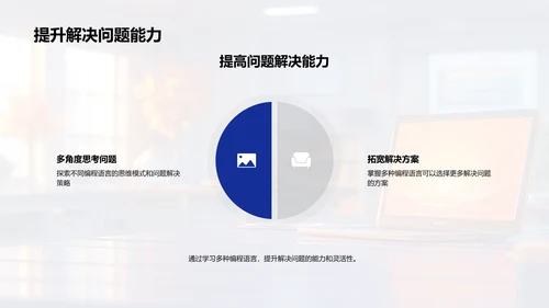 编程语言教学选讲PPT模板