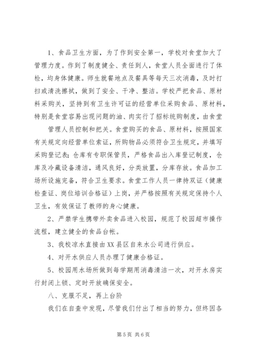 学校卫生监督检查自查报告.docx