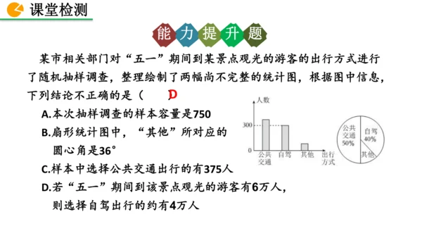 12.2.1 扇形图、条形图和折线图（课件）2024-2025学年人教七年级数学下册