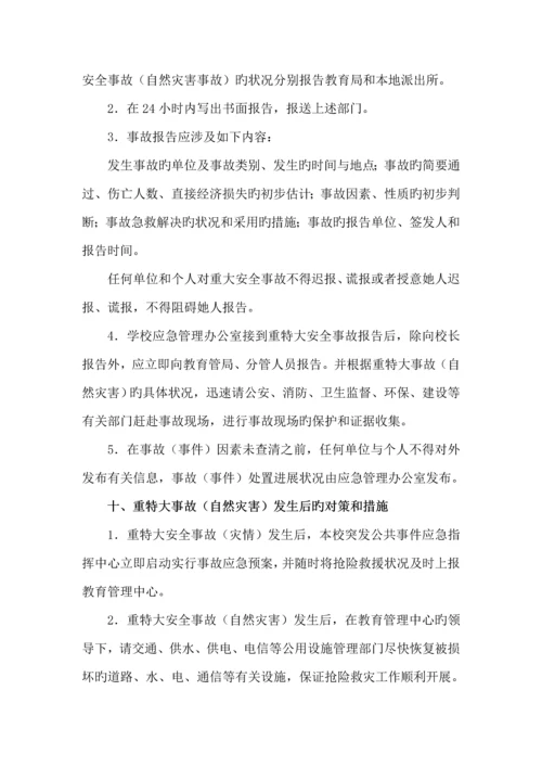 小学突发公共事件总体应急全新预案.docx