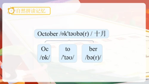 Unit 3 My school calendar 单词词组复习课件(共88张PPT)