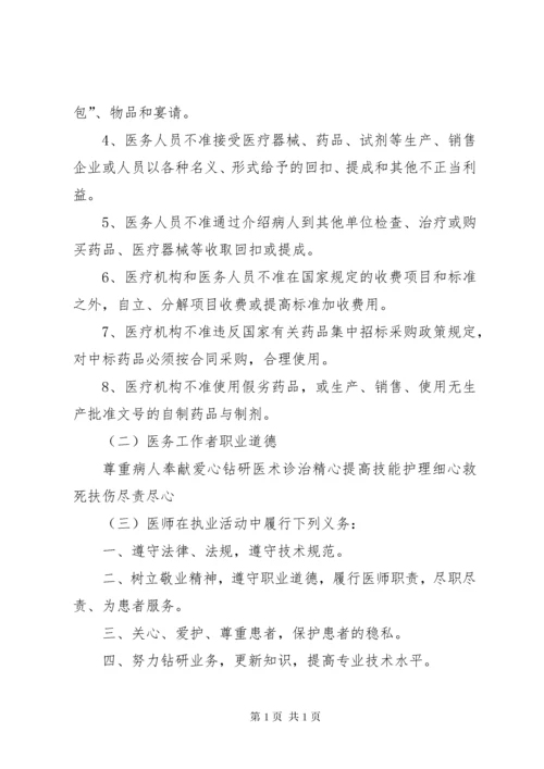 医德医风学习记录[范文大全].docx