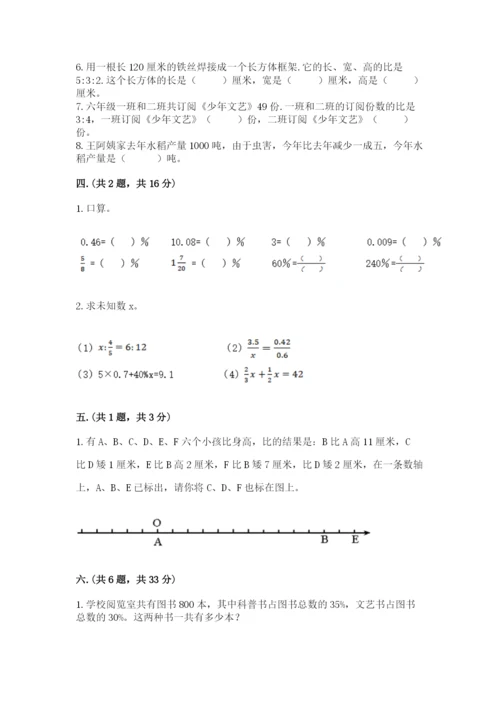 苏教版数学小升初模拟试卷含答案【b卷】.docx