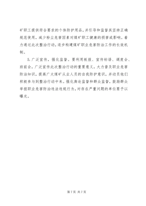 阳箐煤矿扬尘污染整治方案.docx