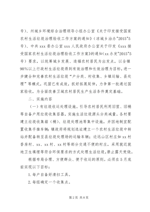行流镇农村生活垃圾治理实施方案 (4).docx