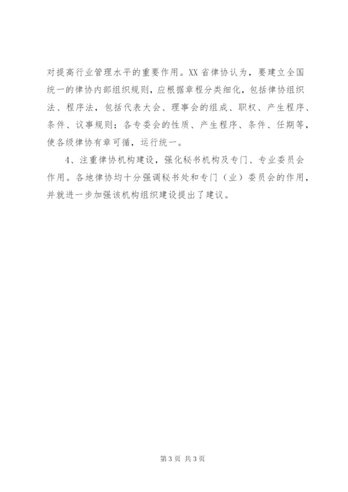 全国地方律协建设调研报告(4).docx
