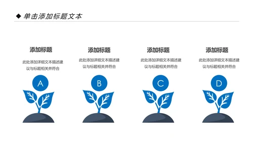 2020蓝色金融银行理财工作总结汇报PPT模板