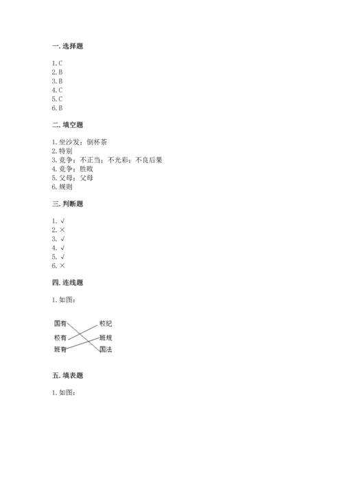 部编版小学四年级上册道德与法治期中测试卷精品【典型题】.docx