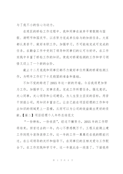 项目经理个人年终总结范文.docx