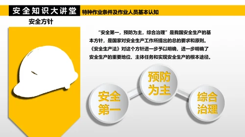特种作业人员基本认知PPT模板