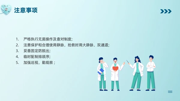 蓝色卡通静脉输液培训PPT模板宣传PPT动态PPT