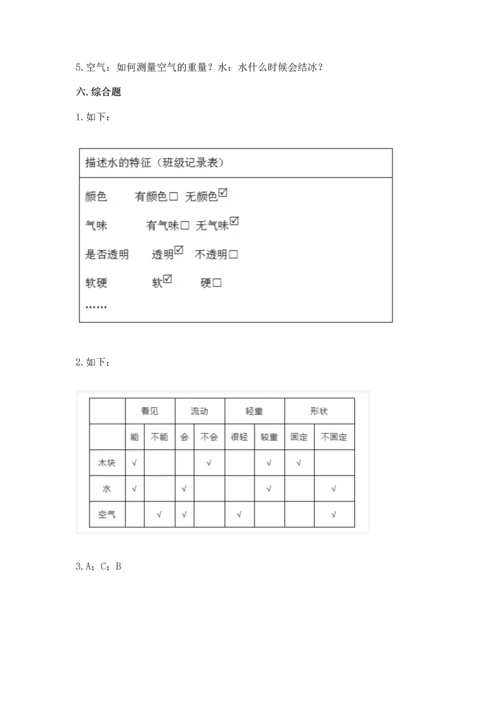 教科版一年级下册科学期末测试卷含答案【最新】.docx