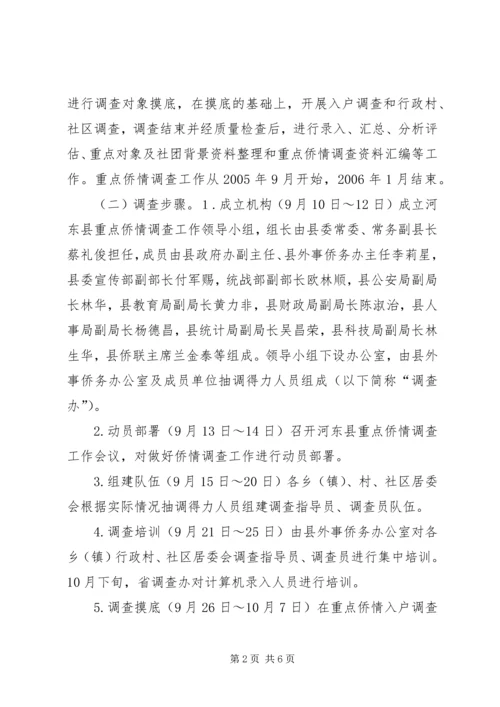 重点侨情调查实施方案 (9).docx