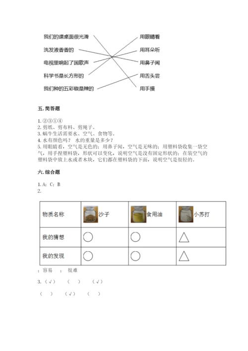 教科版一年级下册科学期末测试卷附完整答案（夺冠系列）.docx