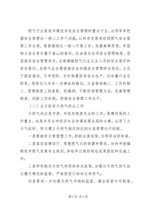 燃气管理办公室XX年工作计划.docx