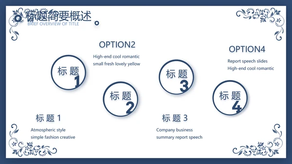 欧式花纹项目创业融资计划书商业计划书PPT