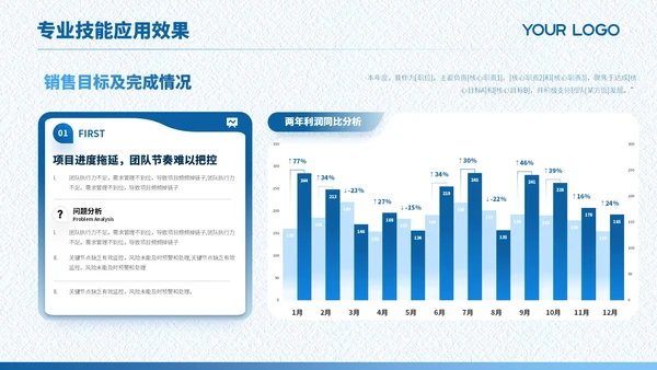 蓝色商务风求职个人简介ppt模板
