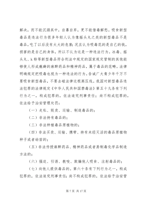 新型毒品的危害以及防范对策.docx