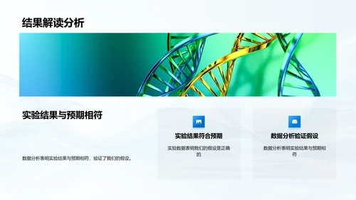 化学研究月报PPT模板