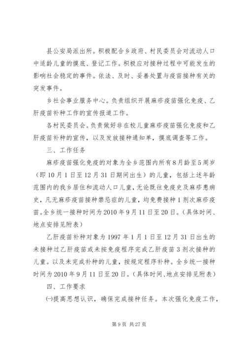 麻疹类疫苗实施方案和领导小组.docx