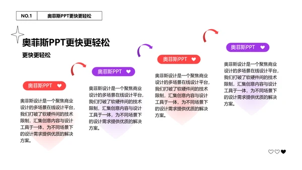 渐变弥散风红紫商业计划书