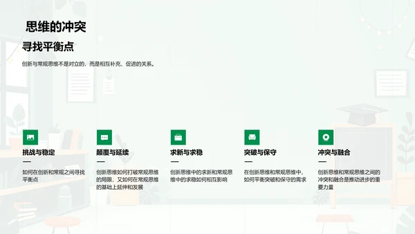 创新思维讲座PPT模板