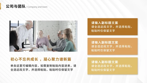 企业介绍宣传手册PPT模板