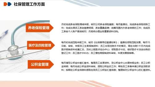 公司人力资源行政部门年终总结人资通用PPT模板