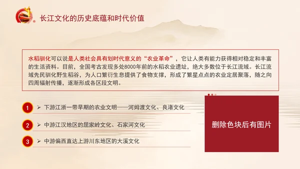 长江文化的历史底蕴和时代价值专题党课PPT