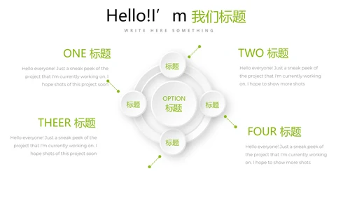 绿色时尚医疗学术报告动态PPT