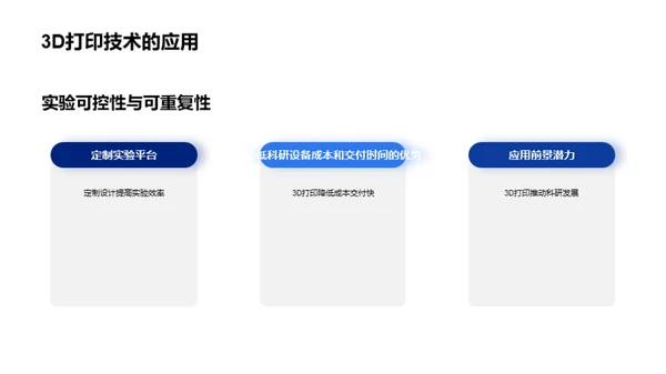 3D打印：科研新篇章