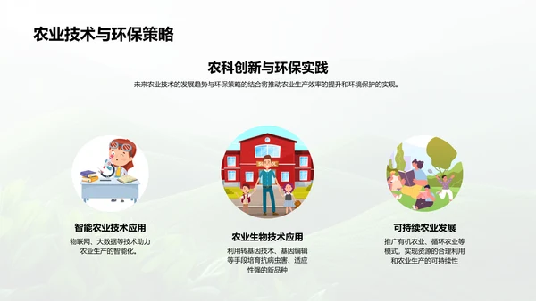 农业生态平衡答辩报告PPT模板