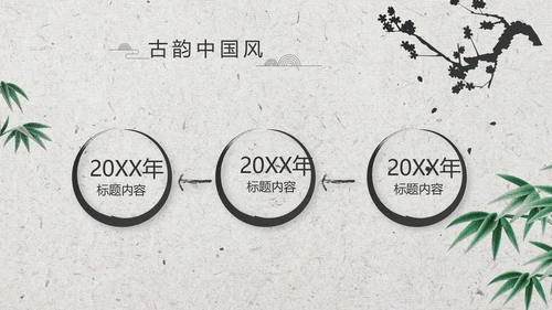 清新中国风古诗词汉字文化介绍动态PPT