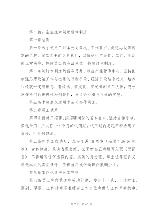 企业的规章制度.docx