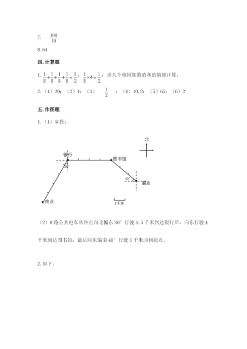人教版六年级上册数学期中测试卷精品【典优】.docx