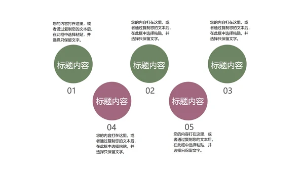 小清新花朵项目总结汇报PPT模板