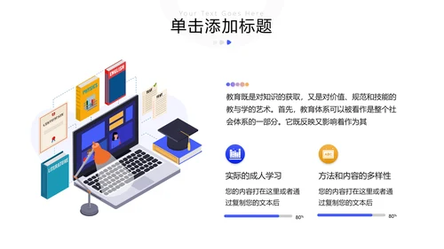 教学课程设计在线教育说课宣传PPT模板