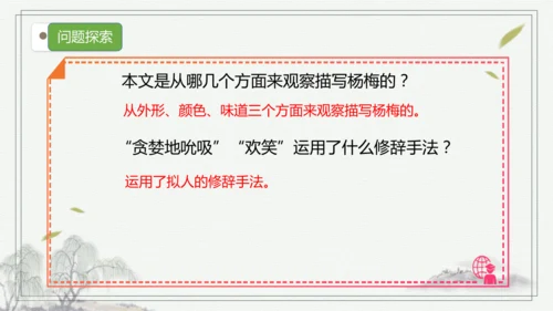 部编版语文三年级上册第五单元复习 课件