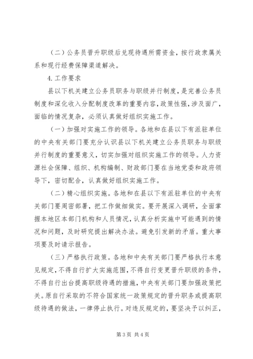 职务与职级方案.docx