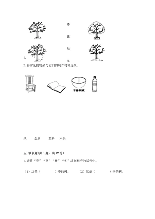 教科版二年级上册科学期末测试卷及完整答案（历年真题）.docx
