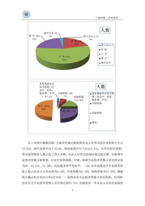 代理记账风险学士学位论文.docx